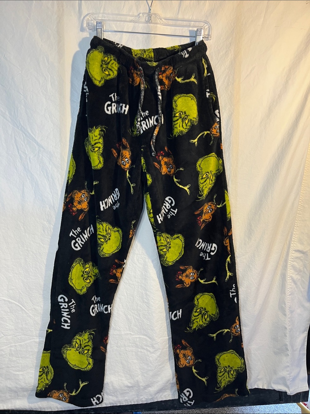 Dr Seuss Grinch Plush Lounge Pants M